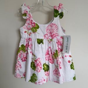 Bella & Emma - Floral Dress & Bloomer - 6 months